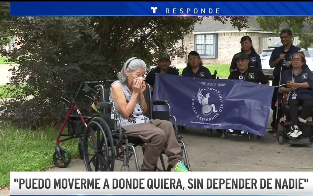 AVE with Telemundo Responde to Restore a Grandmother's Mobility